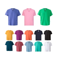 T�nica de manga corta (140 g/m�) fabricada con microfibra 100 % vl flora gigante - Ref. P36164