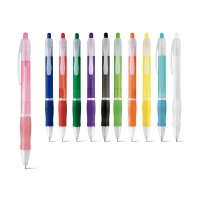 Bolgrafo abs con antideslizante slim bk escritura negra - Ref. P81160