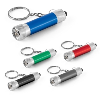 Llavero de aluminio con linterna de 3 led lergan led - Ref. P93141