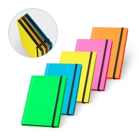 Cuaderno a5 en pu fluorescente con pginas rayadas watters tamao a5 - Ref. P93269