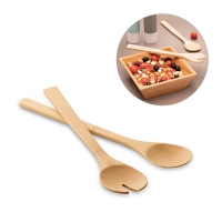 Set de 2 cubiertos para ensalada salvy apropiado para comida - Ref. P93969