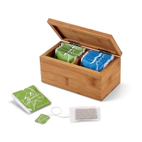 Caja de té de bambú BURDOCK apropiado para comida - Ref. P93995