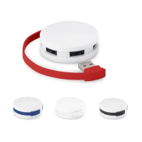 Hub con cable y 4 puertos usb-a, fabricados en abs gardner - Ref. P97357