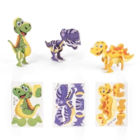 Puzzle 3d de papel y eva con forma de dinosaurio dinosaurus - Ref. P98152