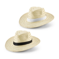 Sombrero de paja natural con cinta de polister edward poli - Ref. P99084