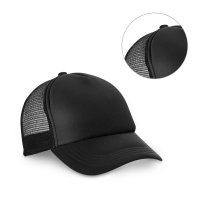 Gorra de poli�ster y malla (150 g/m�) nicola bk - Ref. P99172