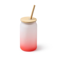 VASO CON TAPA Y PAJITA 350 ml DALBY - Ref. T4202
