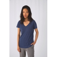 Camiseta triblend cuello de pico mujer - Ref. XCGTW058