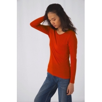 Camiseta orgnica inspire manga larga mujer - Ref. XCGTW071