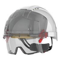 Casco de seguridad evo vistalens, micro-visera, ventilado, con sobregafas antivaho y anti-rayado - Ref. XJSAMB170
