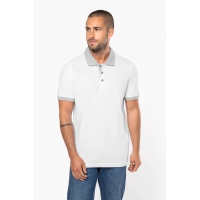 Polo piqu bicolor hombre - Ref. XK258