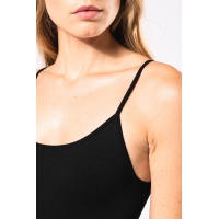 Camiseta tirantes finos ecorresponsable sin costuras mujer - Ref. XK3042