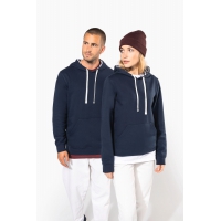 Sudadera con capucha de forro contrastado  - unisex - Ref. XK4013