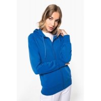 Sudadera con capucha y cremallera ecorresponsable mujer - Ref. XK4031