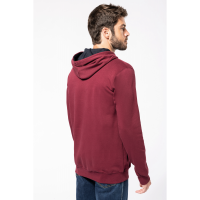 Sudadera capucha contrastada hombre - Ref. XK446