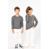 Sudadera algodn orgnico manga ragln para nios - Ref. XK490