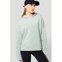 Sudadera lounge algodn orgnico con capucha mujer - Ref. XK494