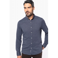 Camisa jacquard manga larga - Ref. XK507
