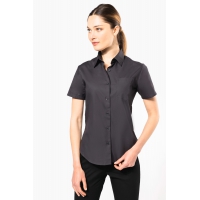 Camisa popelina manga corta mujer - Ref. XK544
