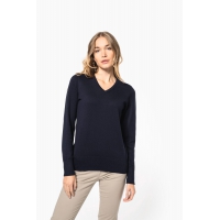 Jersey cuello de pico mujer - Ref. XK966