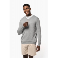 Jersey cuello de pico ecorresponsable hombre - Ref. XK980