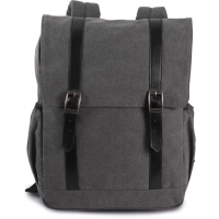 Mochila de tejido canvas con solapa - Ref. XKI0143