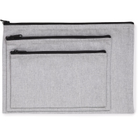 Estuche reciclado con cremallera - Ref. XKI5701