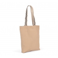 Bolsa shopper reciclada con fondo plano - Ref. XKINS116