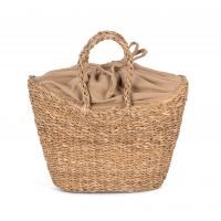 Cesta/bolso de junco en forma de media luna - Ref. XKINS137