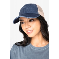 Gorra trucker ecorresponsable efecto desgastado unisex - Ref. XNS027