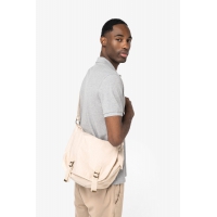 Bolsa con solapa ecorresponsable efecto lavado - Ref. XNS140