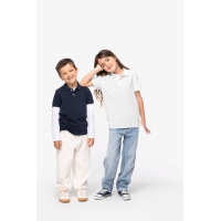 Polo ecorresponsable de punto piqu infantil - Ref. XNS209