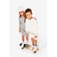 Sudadera ecorresponsable cuello redondo infantil - Ref. XNS403