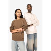Sudadera ecorresponsable cuello redondo oversize unisex - Ref. XNS407