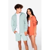 Sudadera ecorresponsable cremallera y capucha french terry unisex - Ref. XNS417