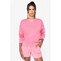 Sudadera ecorresponsable hombros cados mujer - Ref. XNS420