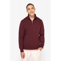Sudadera ecorresponsable de cuello alto con cremallera hombre - Ref. XNS428