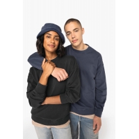 Sudadera ecorresponsable de cuello redondo efecto lavado oversize unisex - Ref. XNS447