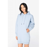 Vestido tipo sudadera ecorresponsable con capucha mujer - Ref. XNS5005