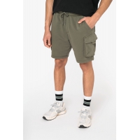 Short cargo ecorresponsable efecto lavado french terry hombre - Ref. XNS717