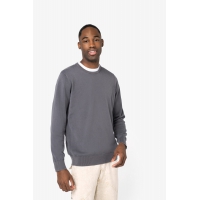 Jersey ecorresponsable efecto lavado cuello redondo hombre - Ref. XNS914