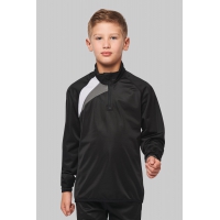 Sudadera de entrenamiento 1/4 cremallera nios - Ref. XPA329