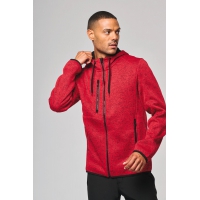 Chaqueta jaspeada con capucha hombre - Ref. XPA365