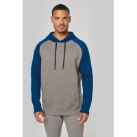 Sudadera bicolor con capucha adulto - Ref. XPA369