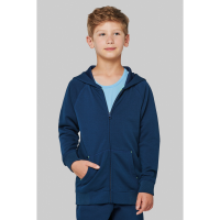 Chaqueta cremallera y capucha infantil - Ref. XPA386