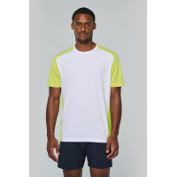 Camiseta de deporte ecorresponsable bicolor hombre - Ref. XPA4014