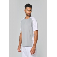 Camiseta pdel bicolor mangas ragln hombre - Ref. XPA4030