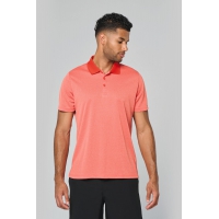 Polo jaspeado de manga corta adulto - Ref. XPA496