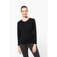 Camiseta supima cuello redondo manga larga mujer - Ref. XPK303