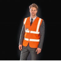 Chaleco de seguridad con cremallera - Ref. XR202X